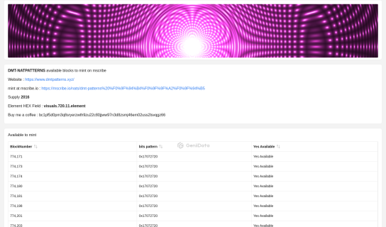 dmt-patterns maked by 0x_Insights @GeniiData